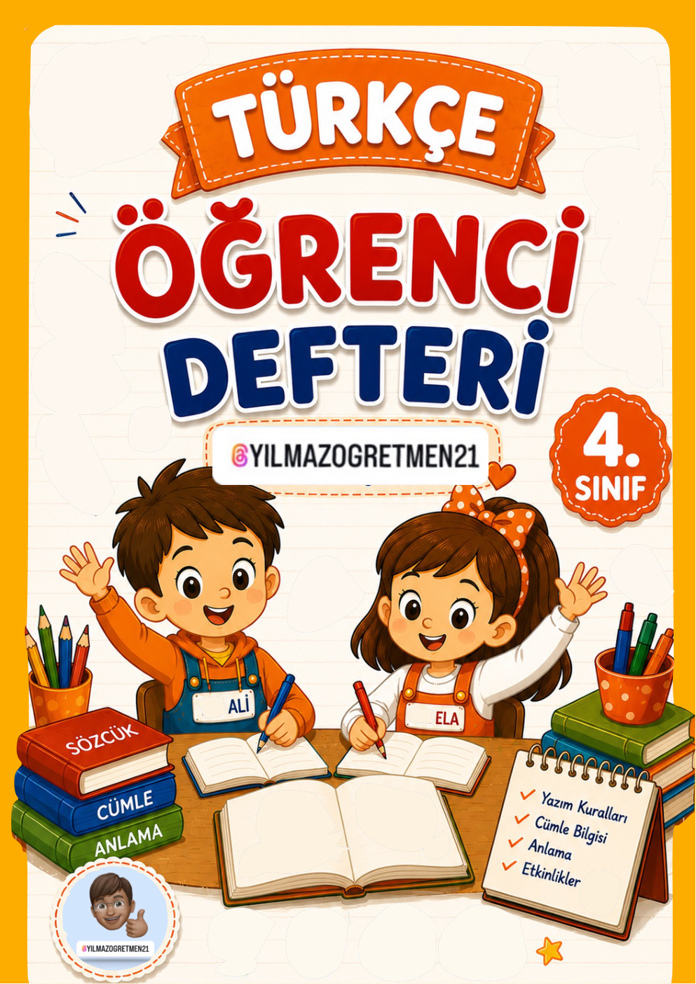 4. Sınıf Türkçe Defterim